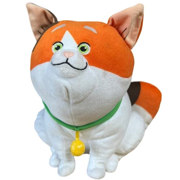 Disney Big Hero 6 Movie Mochi Cat 10" Plush Japanese Bobtail Orange White Cute - Picture 1 of 10